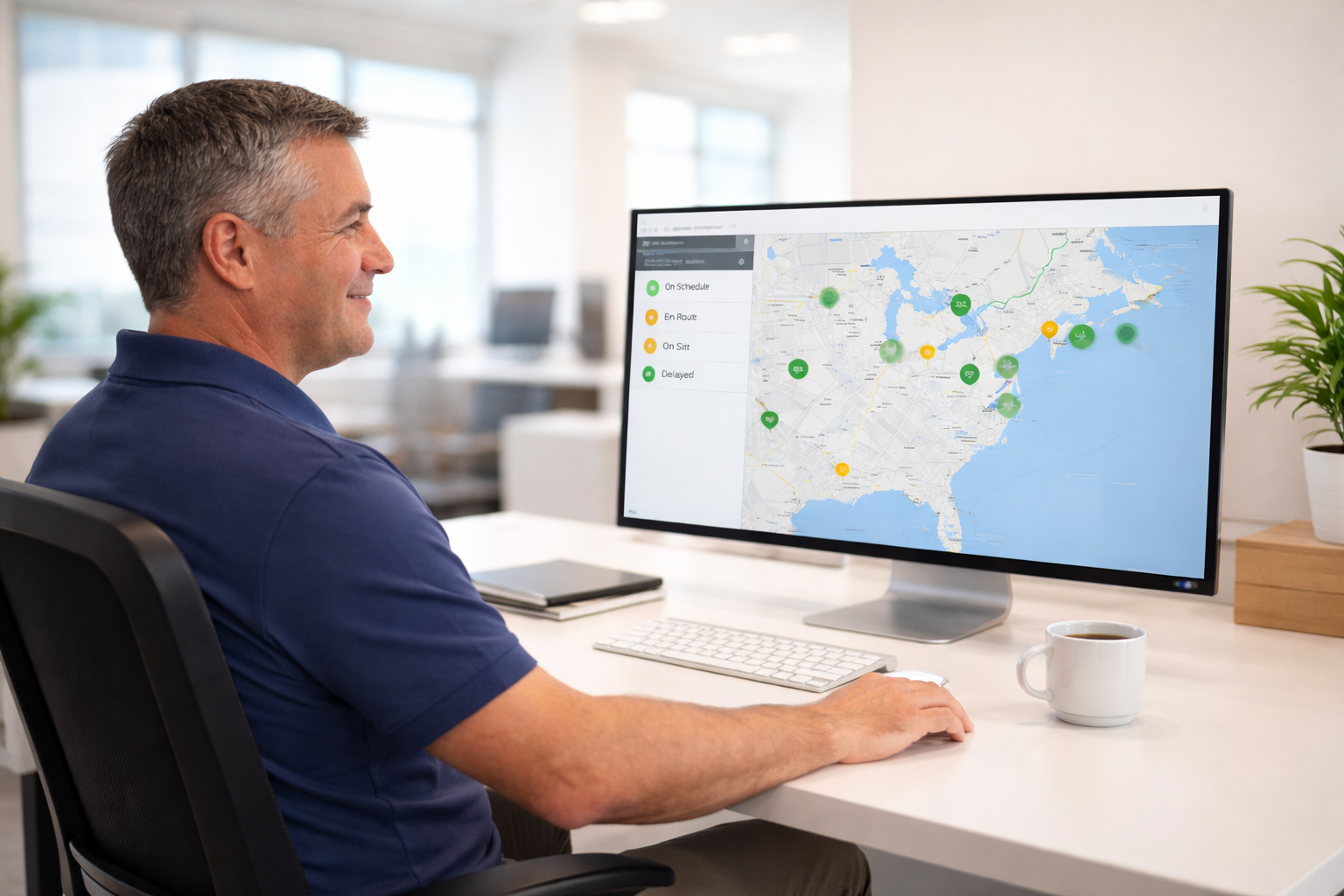 Operations manager with full visibility